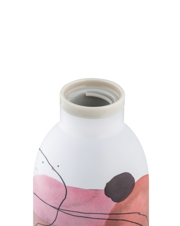 24Bottles Clima termoflaske m. infuser låg, Suav - 500 ml. - Bahne